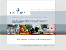 Tablet Screenshot of primaira.com